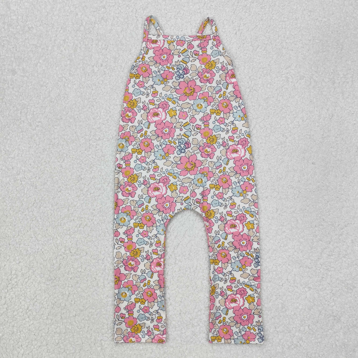 SR1982 baby Girls flowers Overalls