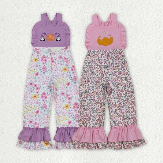 Matching Baby boys girls Halloween jumpsuit clothing embroidery