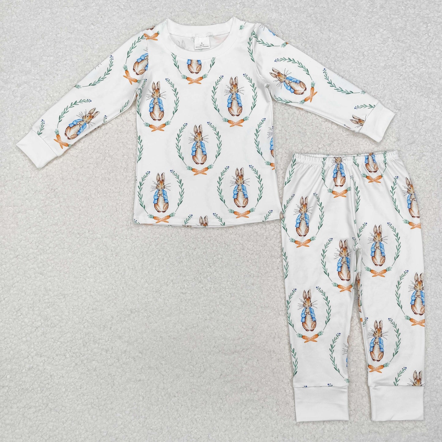 BLP1029 baby Boys bunny pajamas