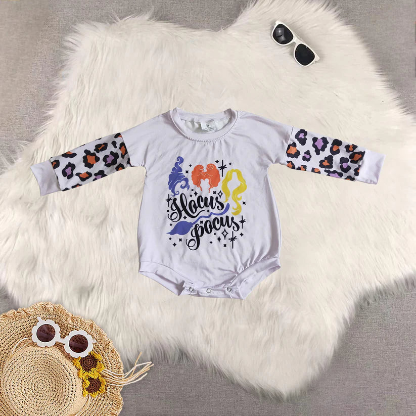 Matching Baby girls clothes halloween long-sleeved rompers