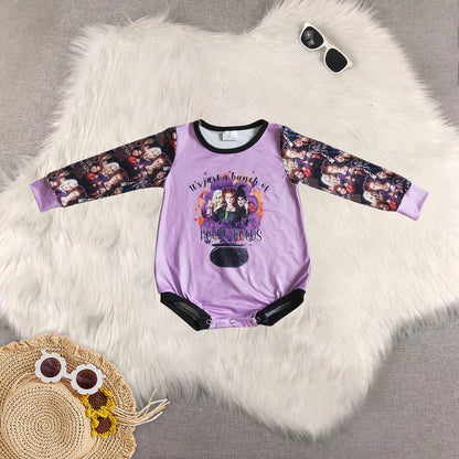 Matching Baby girls clothes halloween long-sleeved rompers