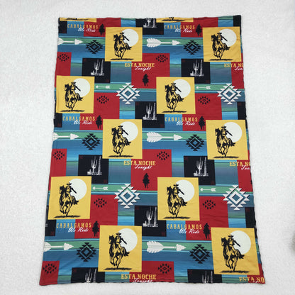 BL0078 Baby Wild cowboy Blankets