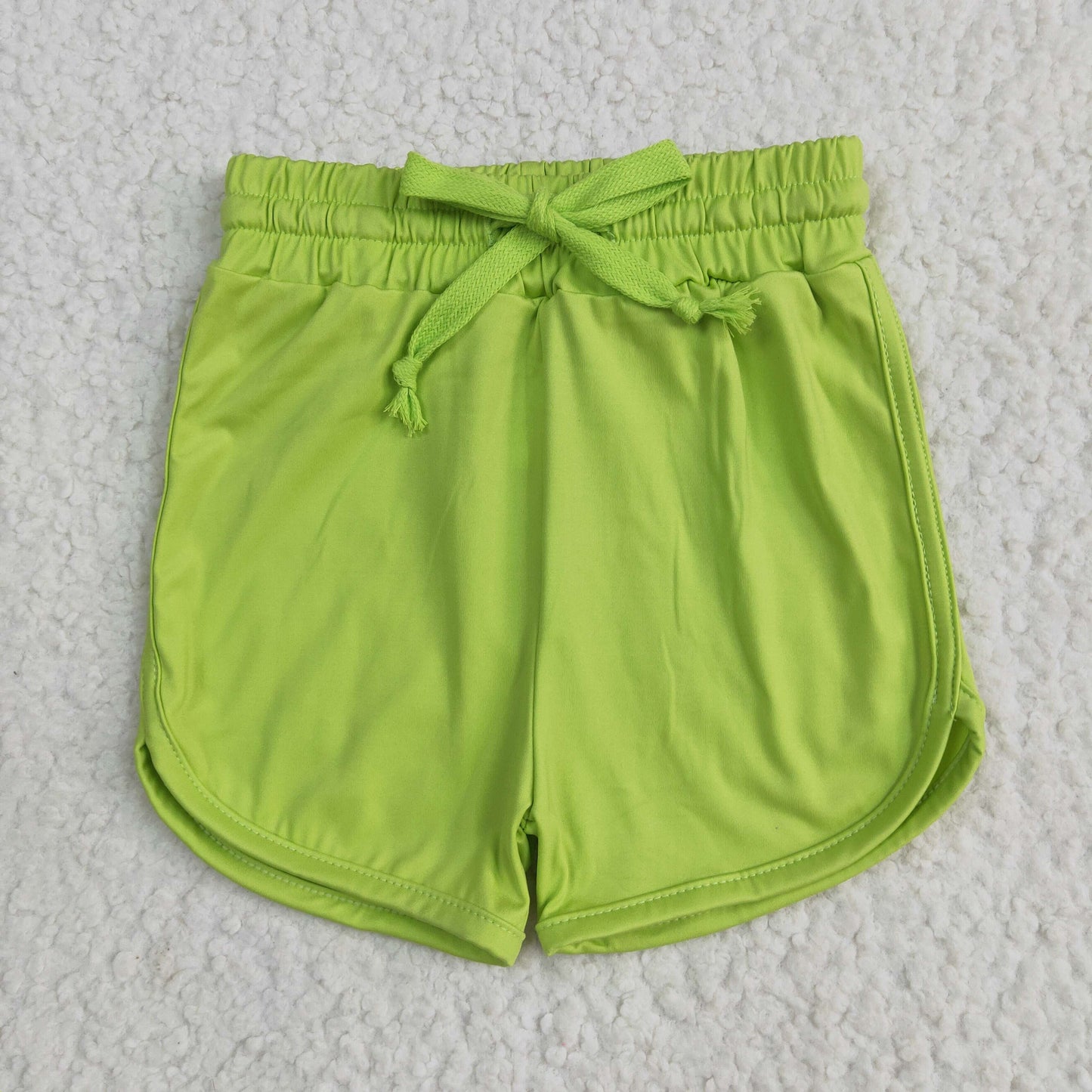 SS0506  baby girls green shorts yoga