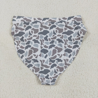 S0557 Adult women grey Camo swimsuit