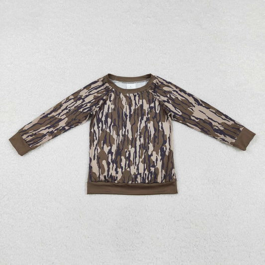 BT0882 Boys camo long sleeves Top