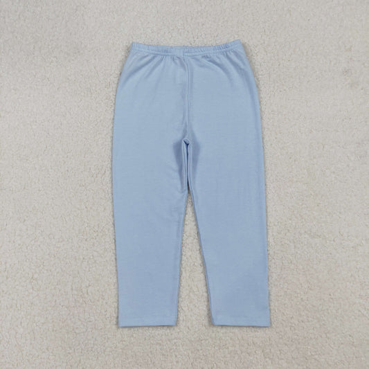P0820 baby solid blue long Pants