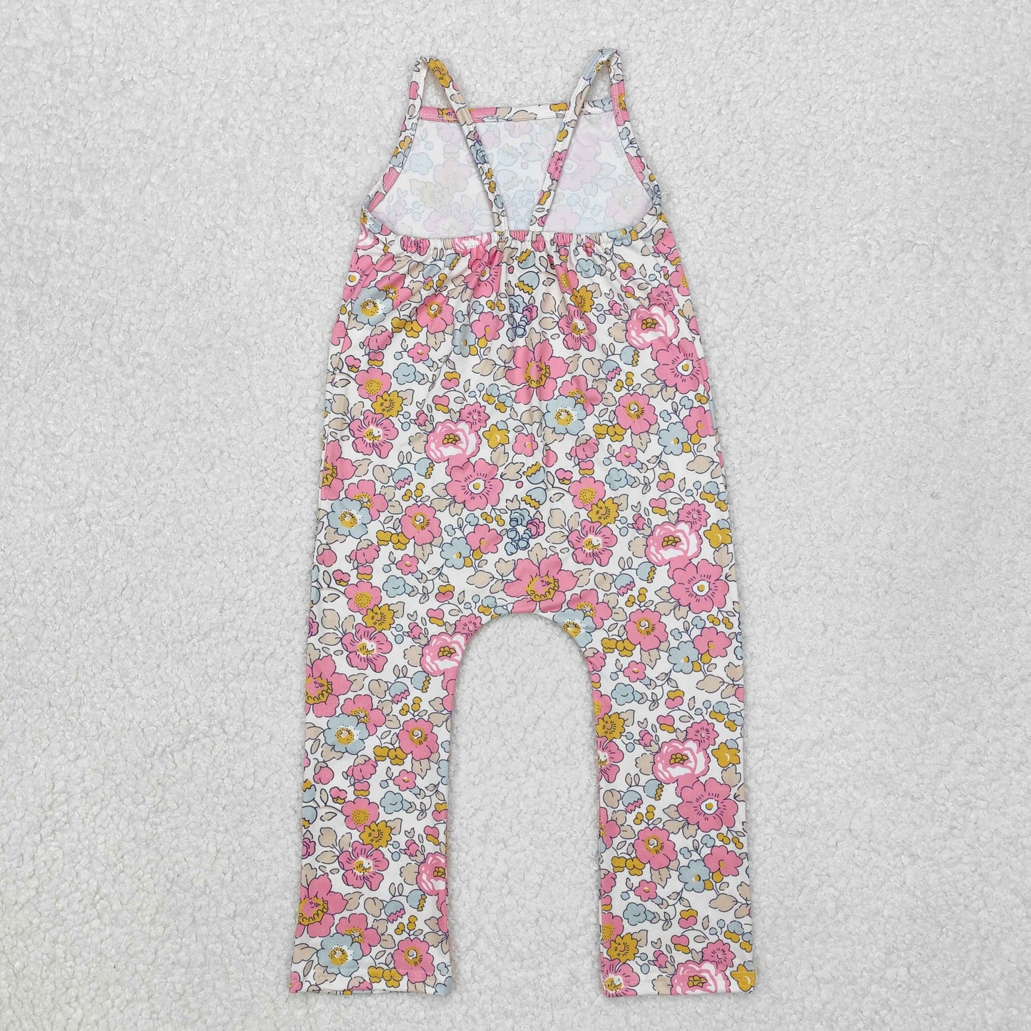 SR1982 baby Girls flowers Overalls