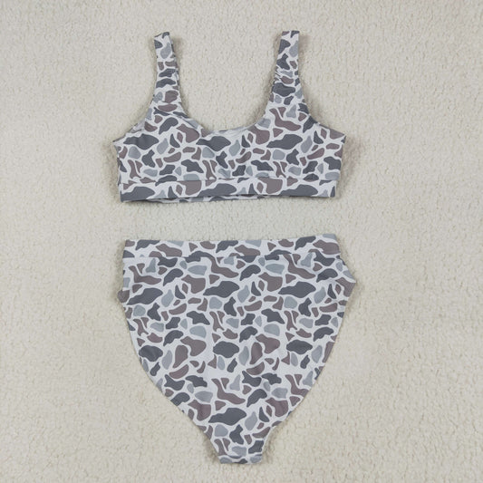 S0558 Adult women Camo swimsuit