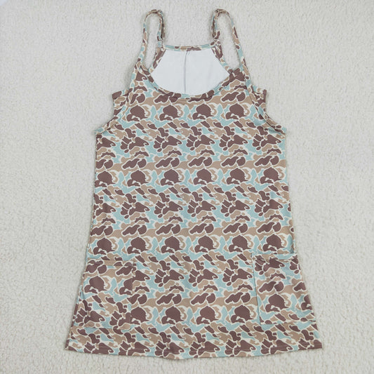 GSD2734 Adult women camo dress yoga