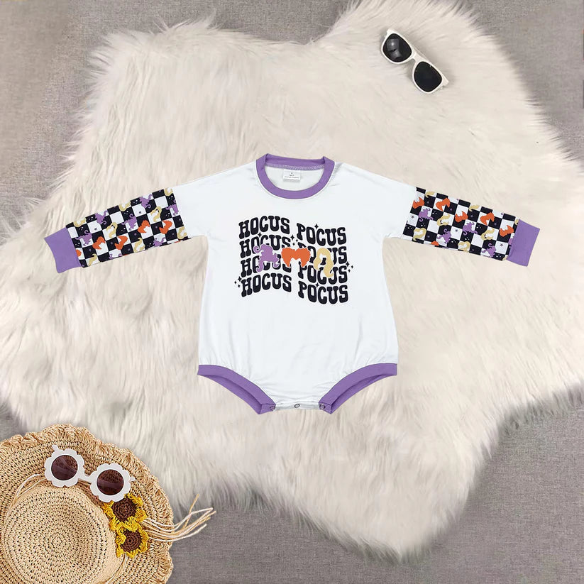 Matching Baby girls clothes halloween long-sleeved rompers