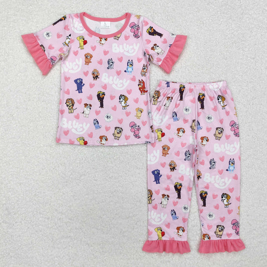 GSPO1760 baby Girls cartoon pajamas