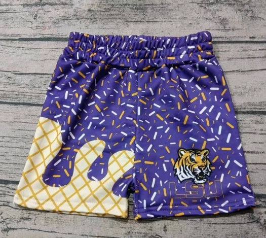 No MOQ Group Custom design boys purple team shorts（Deadline 2025.9.22 ）