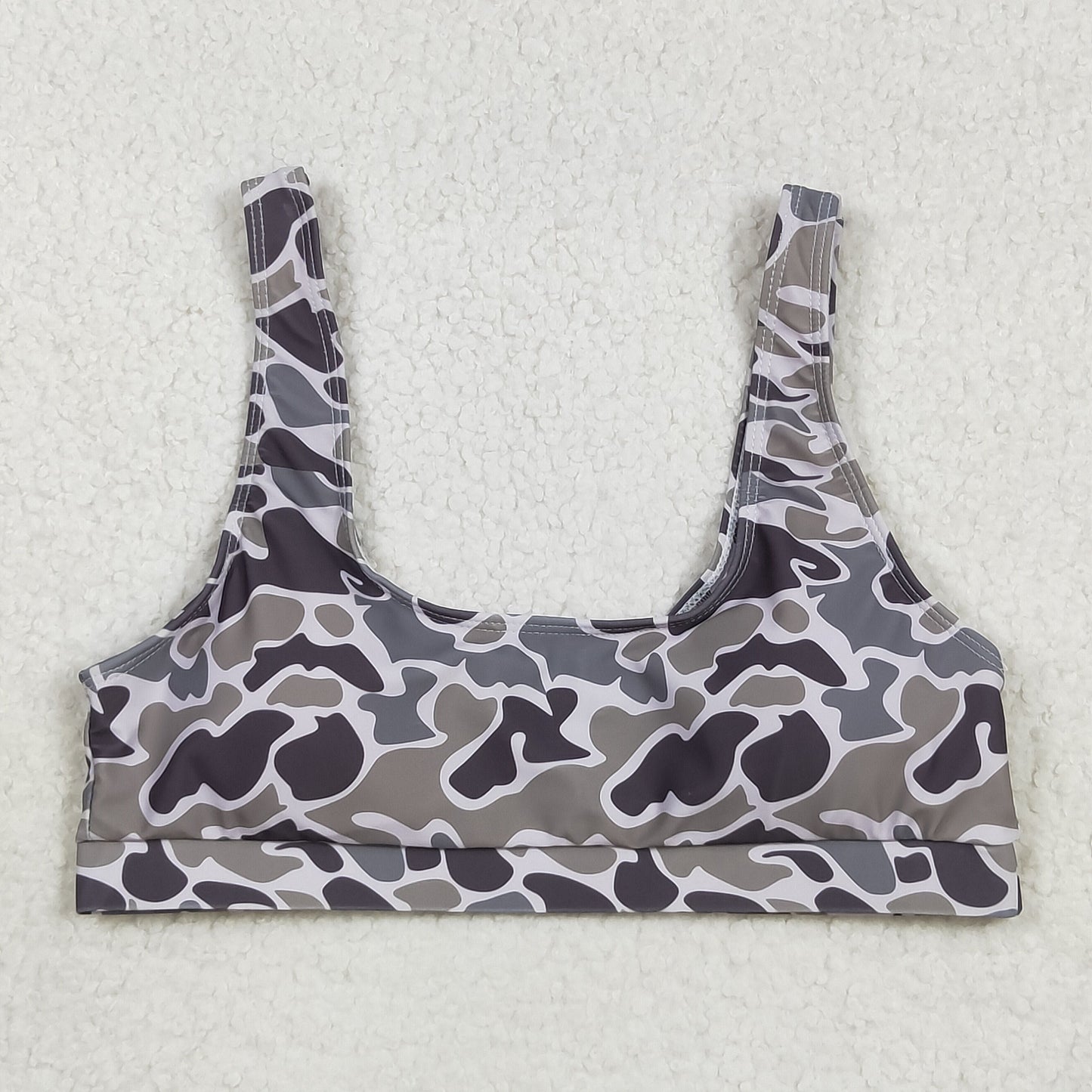 S0573 Adult women  Camo swimsuit top