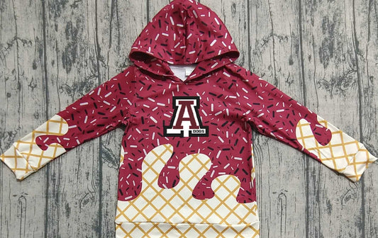 MOQ 5 Custom design Adult icecream  red top