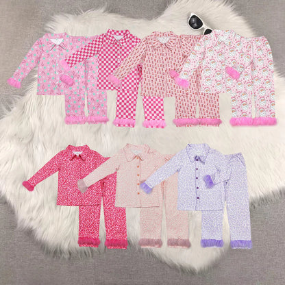 Matching Adult women Christmas furry pajamas