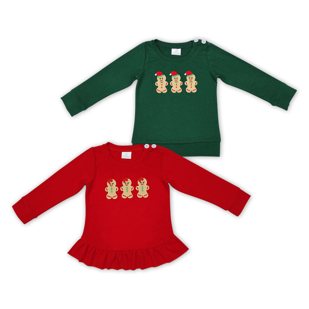 Matching Baby girls boys Christmas Top embroidery clothing