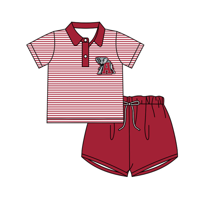 MOQ 3 Custom design Boys ALABAMA team Outfits