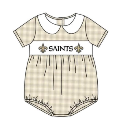 Custom moq 3 Baby boys saints bubble