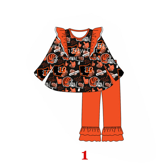 Custom baby girls bengals Team outfits ( Deadline Sept. 22 )