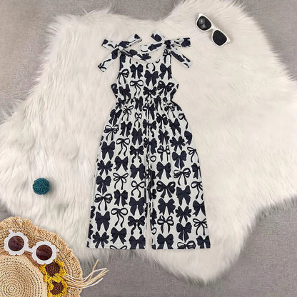 Family Matching Adult Baby girls black bow clothing