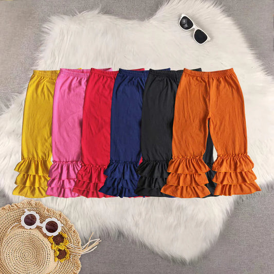 Matching Baby girls Solid floral long pant