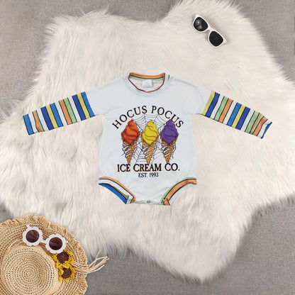 Matching Baby girls clothes halloween long-sleeved rompers