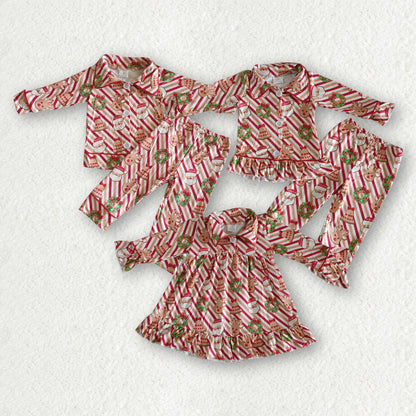 2.99 Matching Baby girls Christmas red clothing