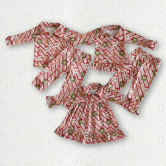 2.99 Matching Baby girls Christmas red clothing