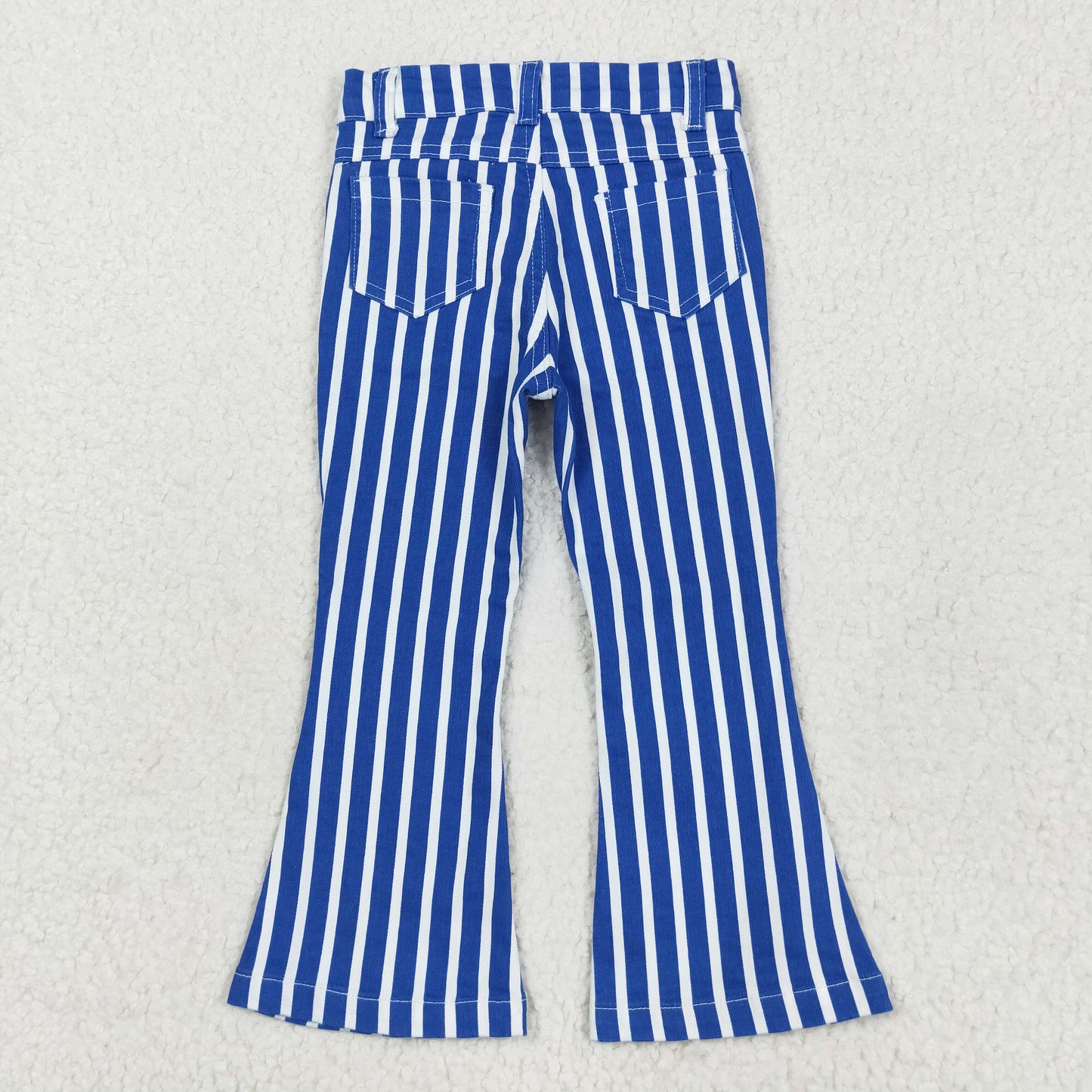 P0760 Girls blue stripe Jeans