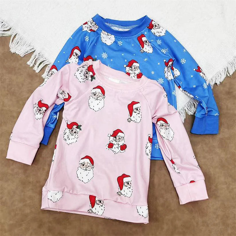 Matching Baby boys girls Christmas long-sleeved top
