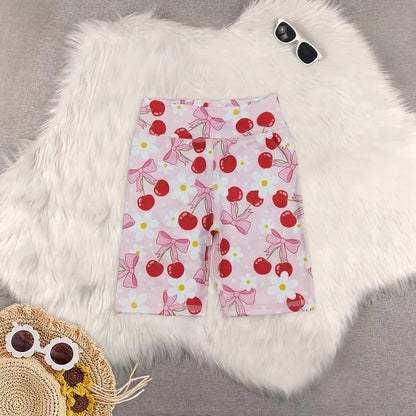 Matching RTS baby girl boys clothes summer yoga Cycling shorts