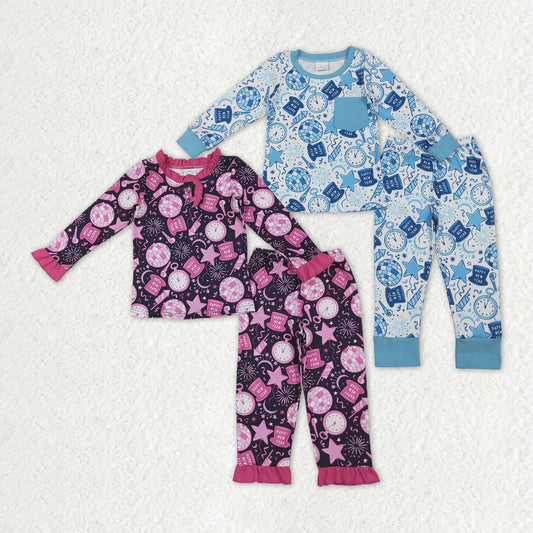 Matching Baby girls boys NEW YEAR  pajamas clothing