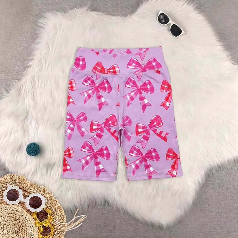 Matching RTS baby girl boys clothes summer yoga Cycling shorts