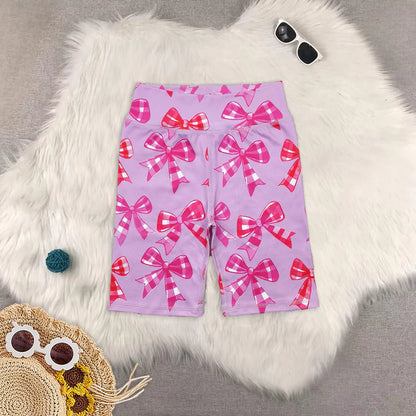 Matching RTS baby girl boys clothes summer yoga Cycling shorts