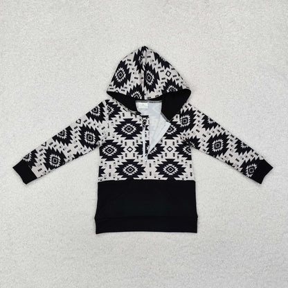 BT0907 Boys black hoodies