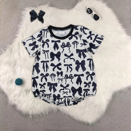 Family Matching Adult Baby girls black bow clothing