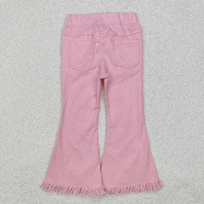 P0463 Girls pink Jeans