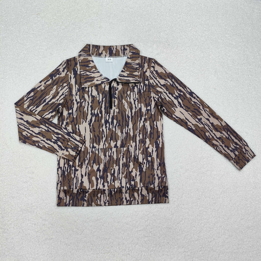 GT0826 adult camo pullover