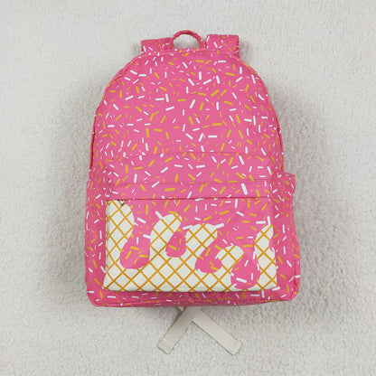 Matching Ice cream  Waffle schoolbag