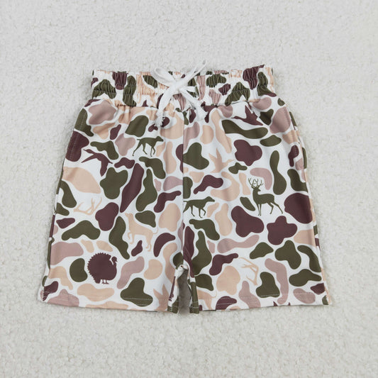 SS0699 baby boys camo deer shorts