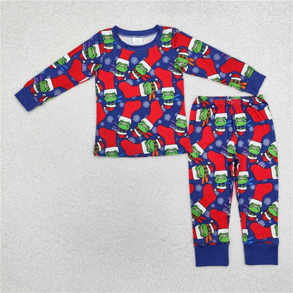 Matching Baby girls Christmas long sleeves pajamas