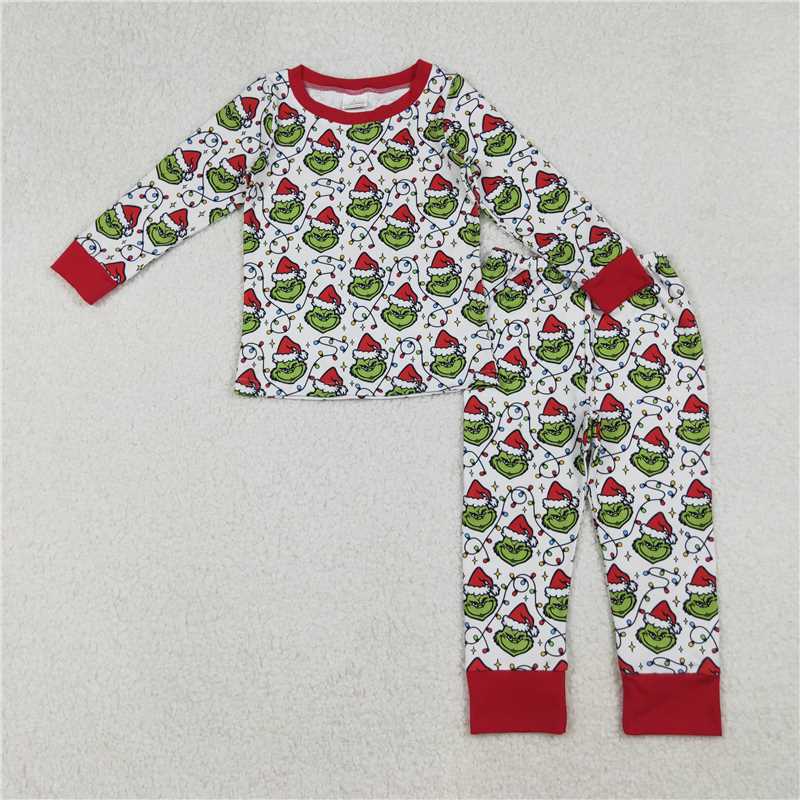 Matching Baby girls Christmas long sleeves pajamas