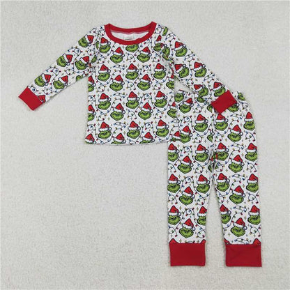 Matching Baby girls Christmas long sleeves pajamas