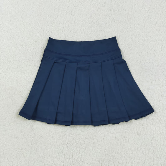 GLK0122 Girls navy Skirt yoga