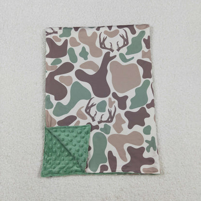 BL0226 baby deer camo blanket