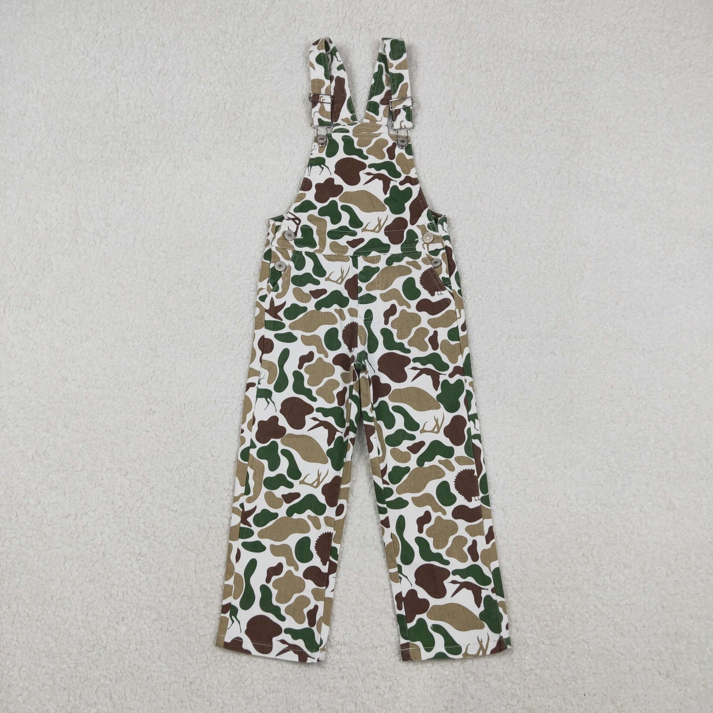 P0828 toddler boy clothes camouflage boy winter jumpsuit overalls denim