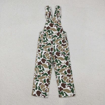 P0828 toddler boy clothes camouflage boy winter jumpsuit overalls denim