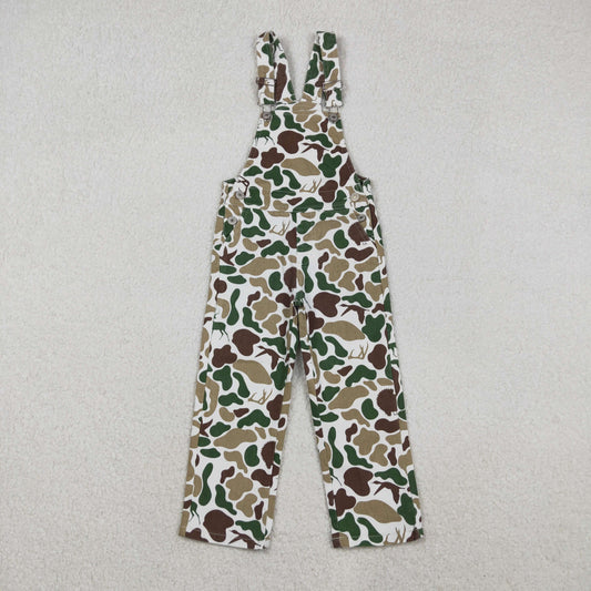 P0828 toddler boy clothes camouflage boy winter jumpsuit overalls denim