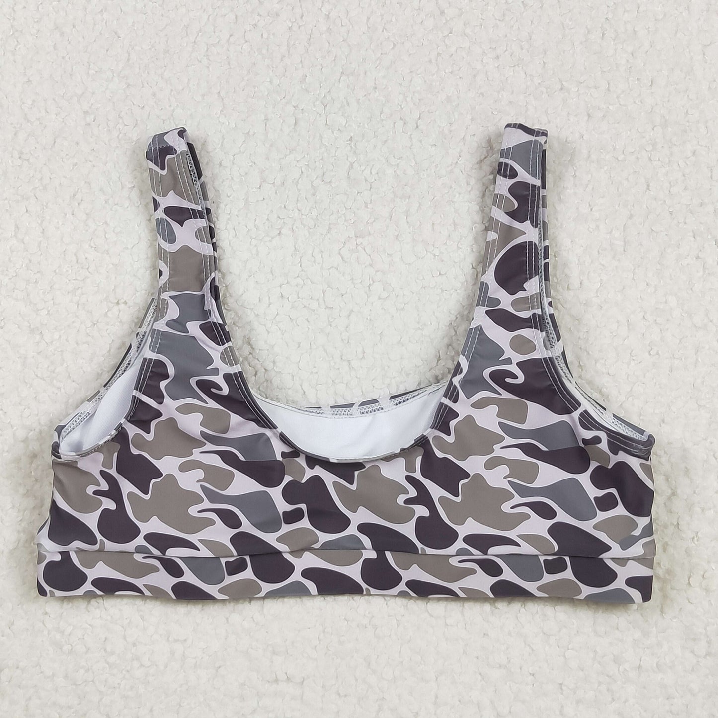 S0573 Adult women  Camo swimsuit top