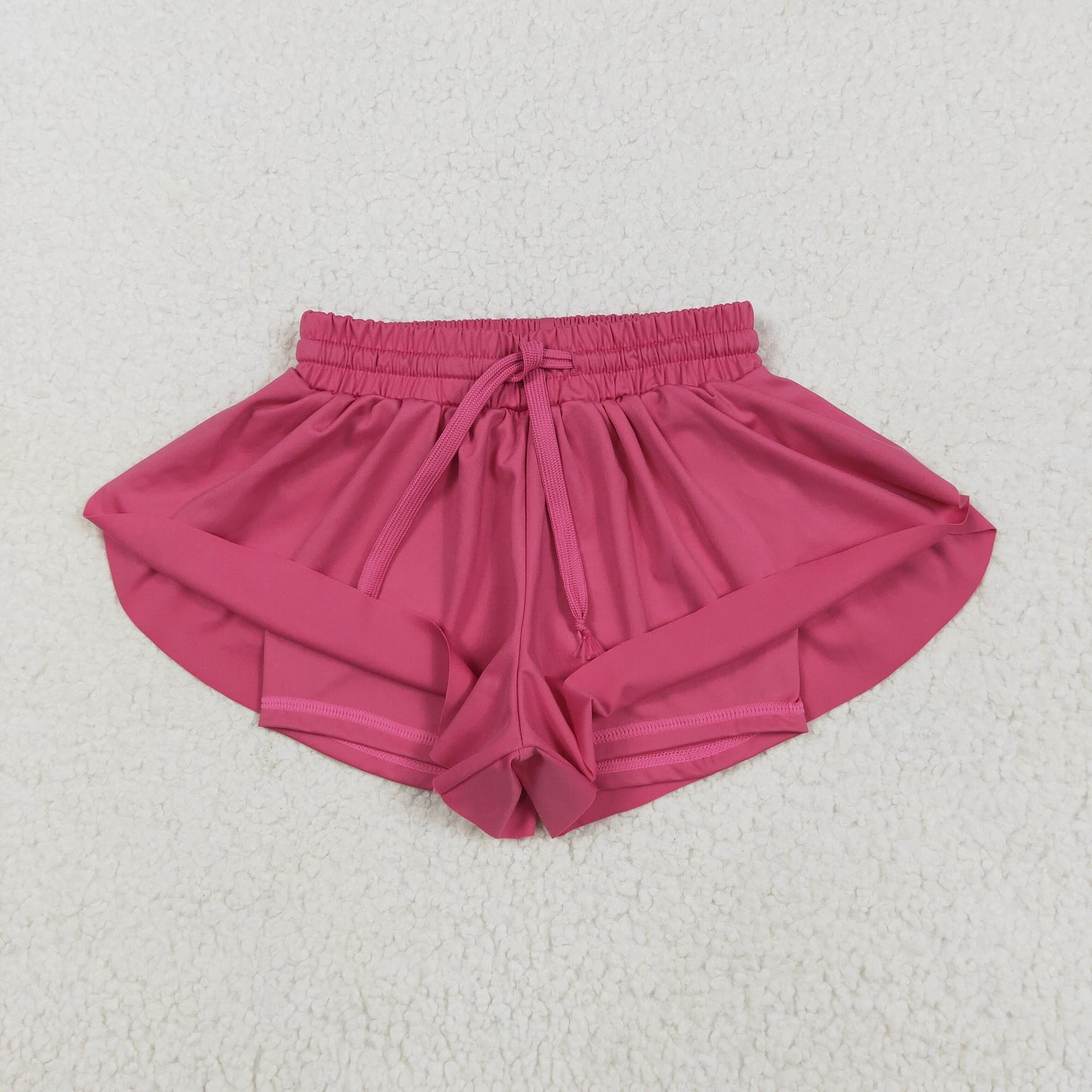 SS0545 baby girls rose shorts yoga